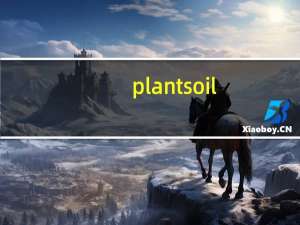 plant soil
