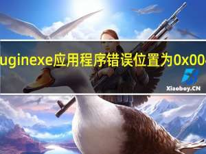pluginexe应用程序错误位置为0x0041d229