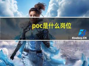 poc是什么岗位