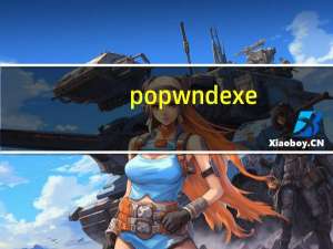 popwndexe.exe（popwndexe exe是什么进程）