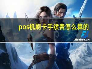 pos机刷卡手续费怎么算的