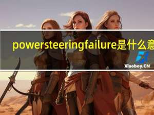 powersteeringfailure是什么意思