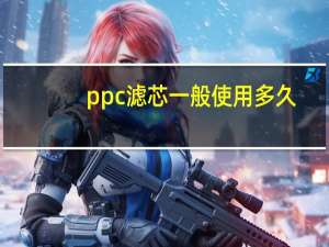 ppc滤芯一般使用多久
