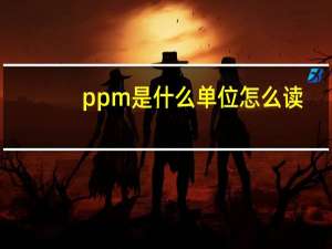 ppm是什么单位怎么读