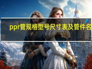 ppr管规格型号尺寸表及管件名称（ppr管规格型号尺寸）