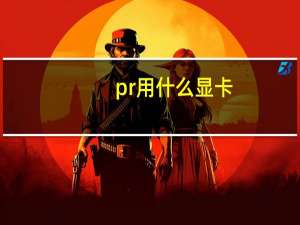 pr用什么显卡
