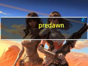 predawn
