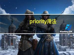 priority用法