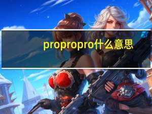 propropro什么意思（亚马逊pro是什么意思）