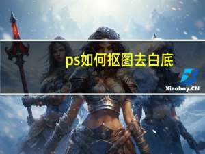 ps如何抠图去白底（ps如何抠图）