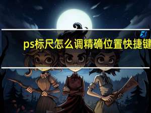 ps标尺怎么调精确位置快捷键（ps标尺怎么调精确位置）