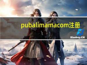 pub alimama com注册