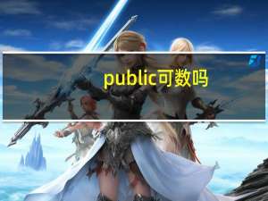 public可数吗