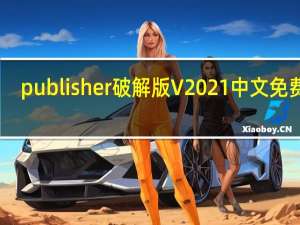 publisher破解版 V2021 中文免费版（publisher破解版 V2021 中文免费版功能简介）