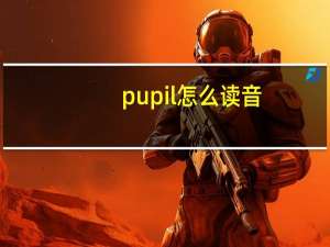 pupil怎么读音（pupil怎么读）