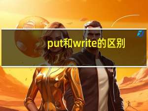 put和write的区别