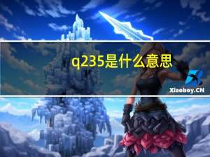 q235是什么意思