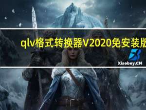 qlv格式转换器 V2020 免安装版（qlv格式转换器 V2020 免安装版功能简介）