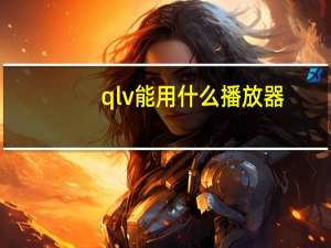 qlv能用什么播放器（qmv用什么播放器）