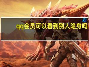 qq会员可以看到别人隐身吗（QQ会员能不能看到别人隐身）