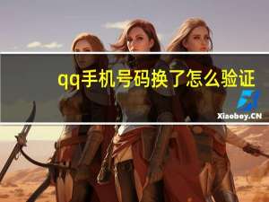 qq手机号码换了怎么验证（qq手机号码换了怎么改）