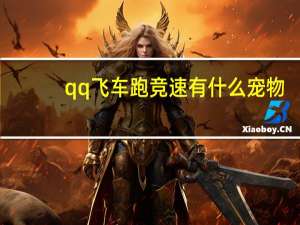 qq飞车跑竞速有什么宠物