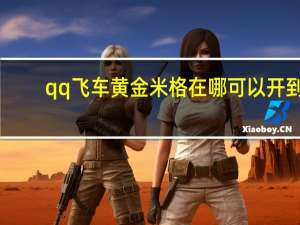qq飞车黄金米格在哪可以开到（qq飞车黄金米格）