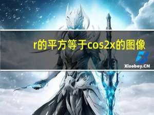 r的平方等于cos2x的图像（r的平方怎么打）