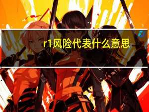 r1风险代表什么意思