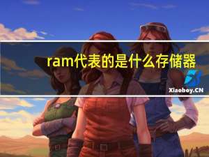 ram代表的是什么存储器