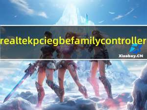 realtek pcie gbe family controller（realtek）