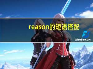 reason的短语搭配