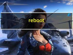 reboot（and select proper boot device）