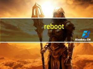 reboot（and select proper boot device）