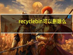 recyclebin可以删除么（recyclebinhw）