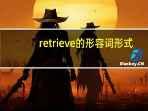 retrieve的形容词形式