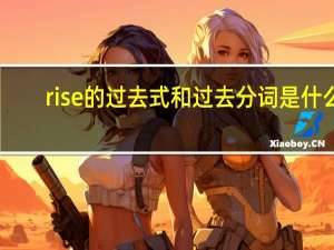 rise的过去式和过去分词是什么（rise的过去式）