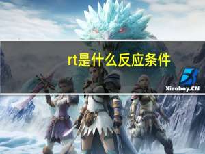 rt是什么反应条件