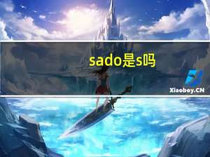 sado是s吗