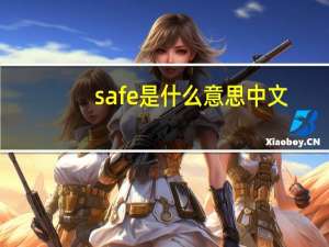 safe是什么意思中文