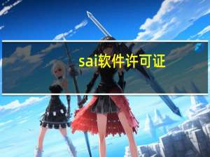 sai软件许可证（sai2授权证书下载）