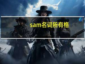 sam名词所有格