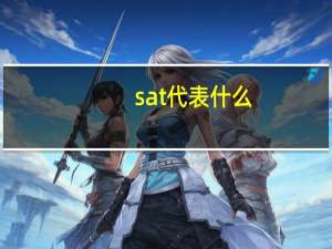 sat代表什么