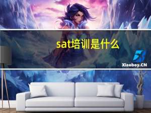 sat培训是什么