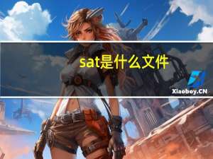 sat是什么文件