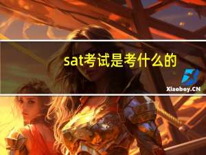 sat考试是考什么的