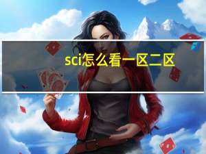 sci怎么看一区二区
