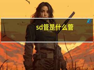 sd管是什么管