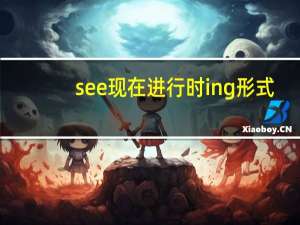 see现在进行时ing形式