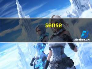 sense（关于sense的介绍）